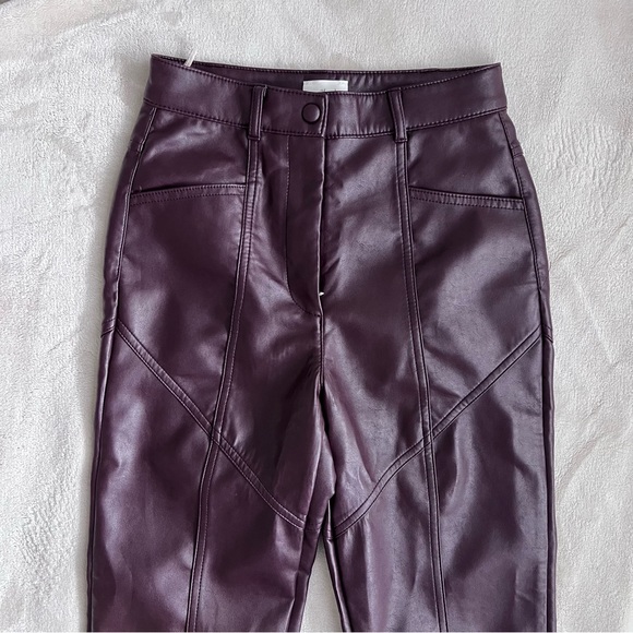 WILFRED Rebel Pant – Dark Burgundy - Picture 4 of 5